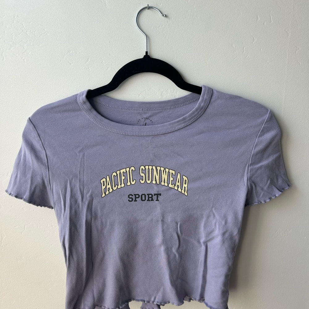 PacSun Sport Lavender Crop Top